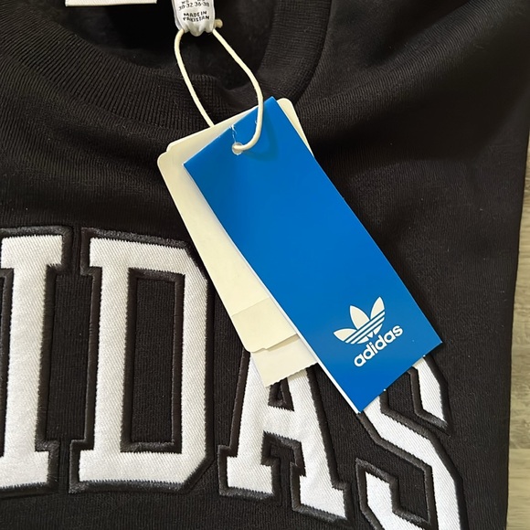 🪄Women’s Adidas Originals Black crew sweatshirt in XS. 🆕 - Picture 5 of 5